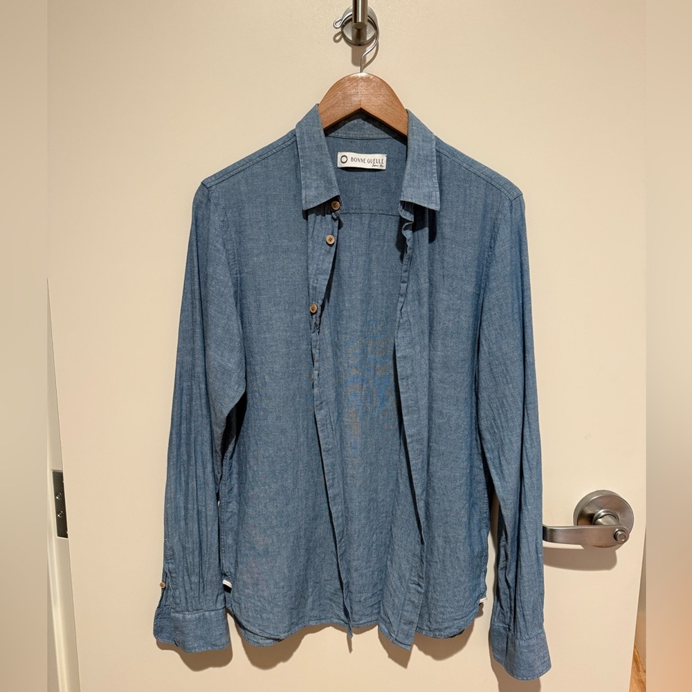 Bonne Gueule French label button down shirt size M